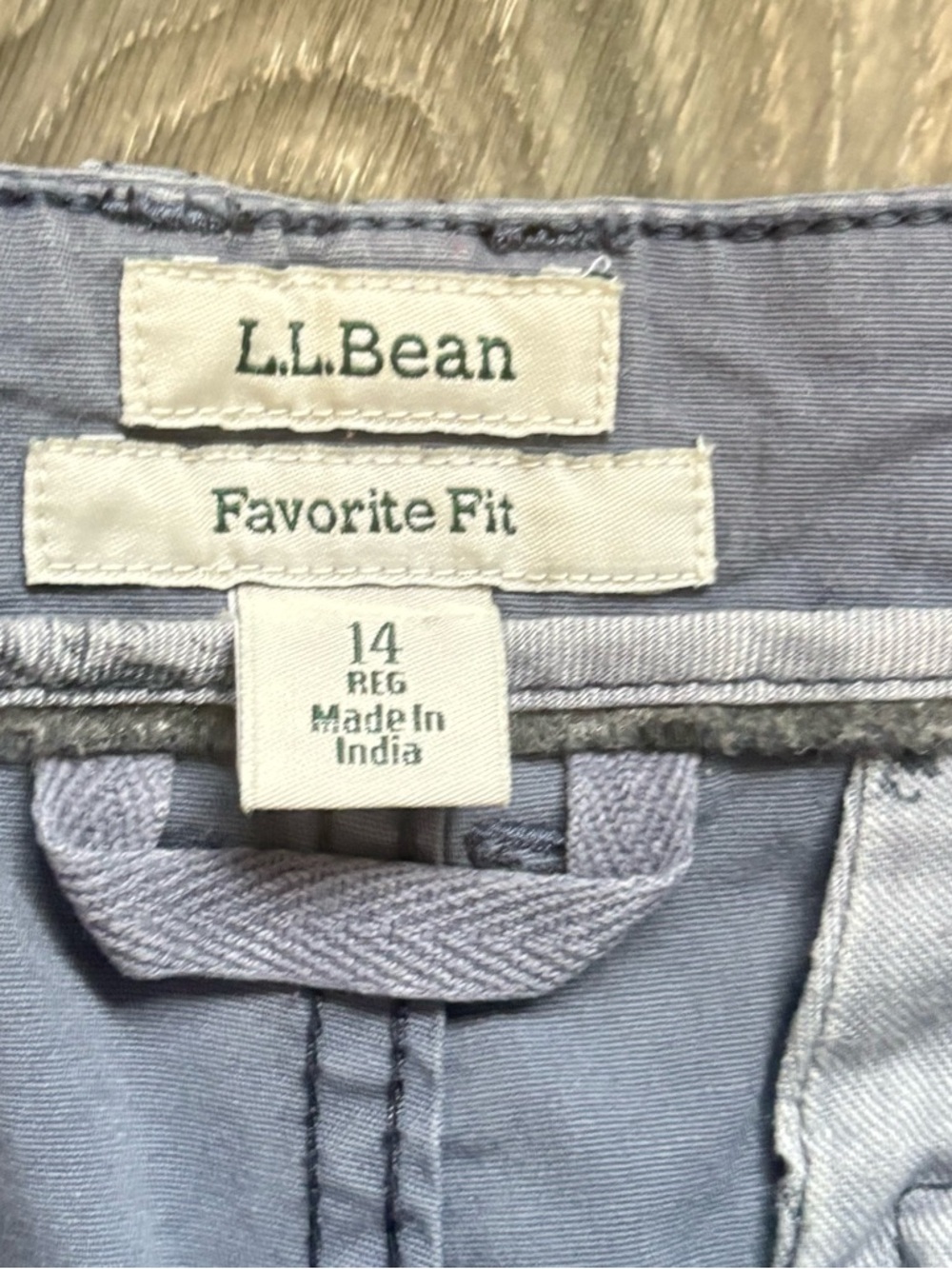 LL Bean Favorite Fit Stretch Canvas Cargo Pants Mid-Rise Straight Leg Womens - Picture 3 of 5